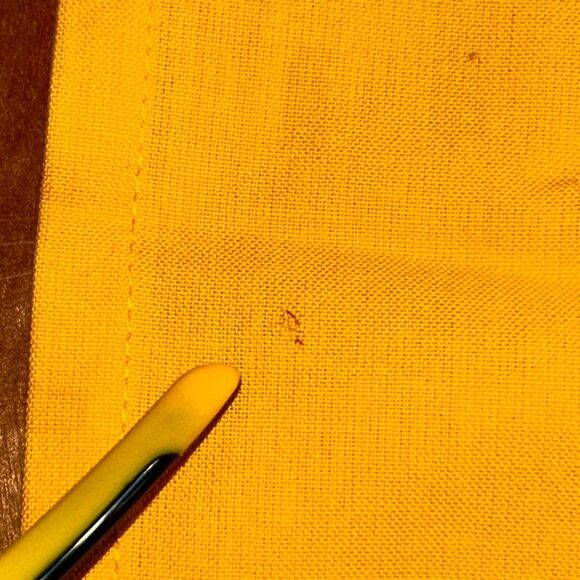 Retro Yellow Colorful Stripes Dinner Cloth Napkins Set of  8 Southwestern 20.5" - Picture 7 of 7